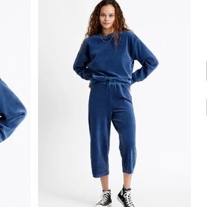 Brixton Dazed Crew in Blue size S
